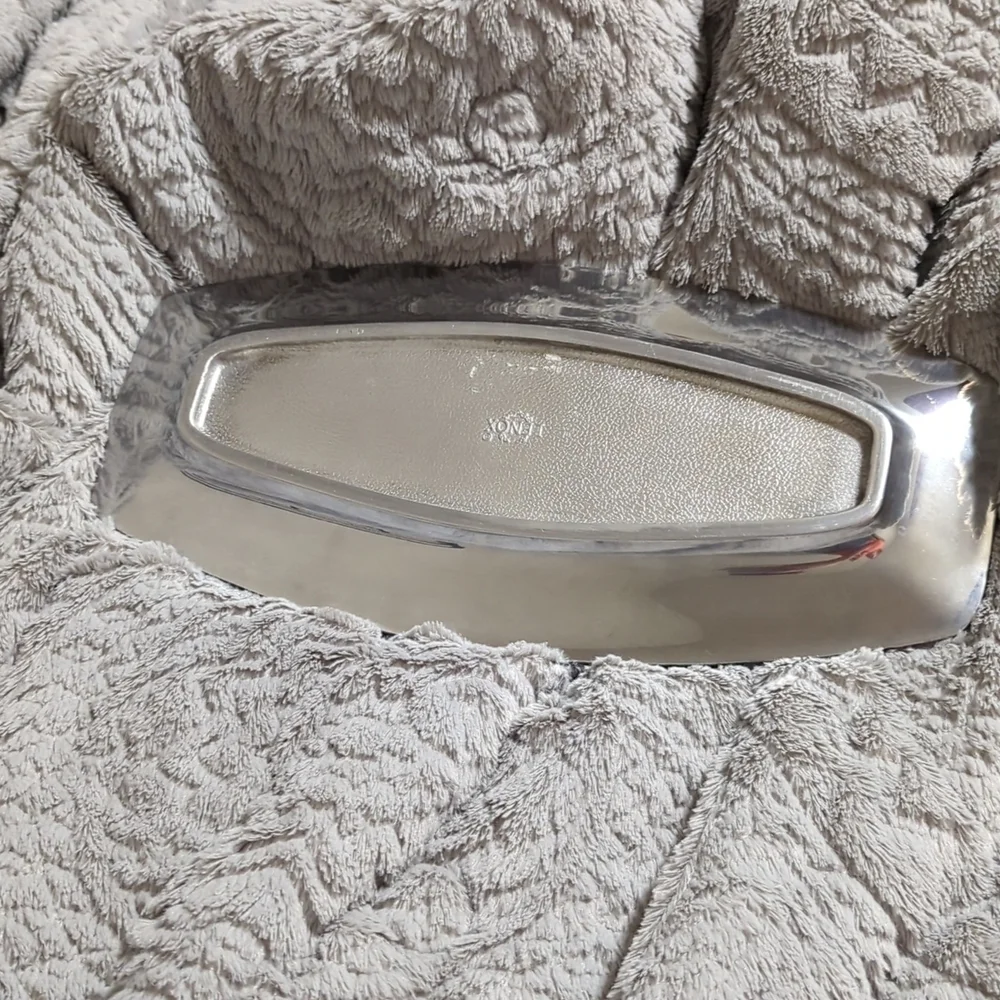 LENOX Grape Weave Bread Tray Metal Alloy 14” x 7” - Retired BEAUTIFUL